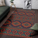 Native American Tribal Navajo Indians Aztec Print Sillvela Area Rug
