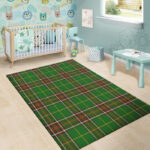Newfoundland Tartan Green Plaid Sillvela Area Rug