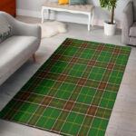 Newfoundland Tartan Green Plaid Sillvela Area Rug