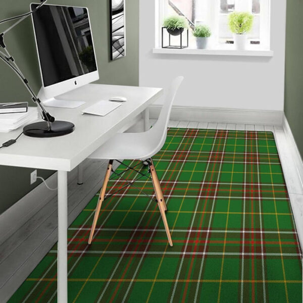 Newfoundland Tartan Green Plaid Sillvela Area Rug
