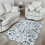 Optometry Pattern Print Sillvela Area Rug