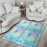 Palm Leaf Hawaiian Print Sillvela Area Rug