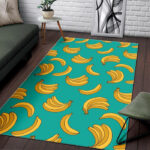 Pattern Print Banana Sillvela Area Rug