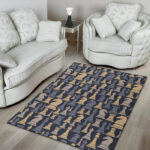 Pattern Print Chess Sillvela Area Rug