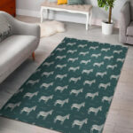 Pattern Print Donkey Sillvela Area Rug