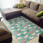 Pattern Print Guinea Pig Sillvela Area Rug