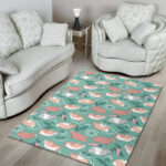 Pattern Print Guinea Pig Sillvela Area Rug