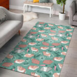 Pattern Print Guinea Pig Sillvela Area Rug