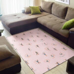 Pattern Print Gymnastics Sillvela Area Rug