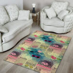 Pattern Print Newspaper Sillvela Area Rug