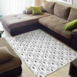 Pattern Print Polar Bear Sillvela Area Rug