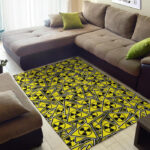Pattern Print Radiation Sillvela Area Rug