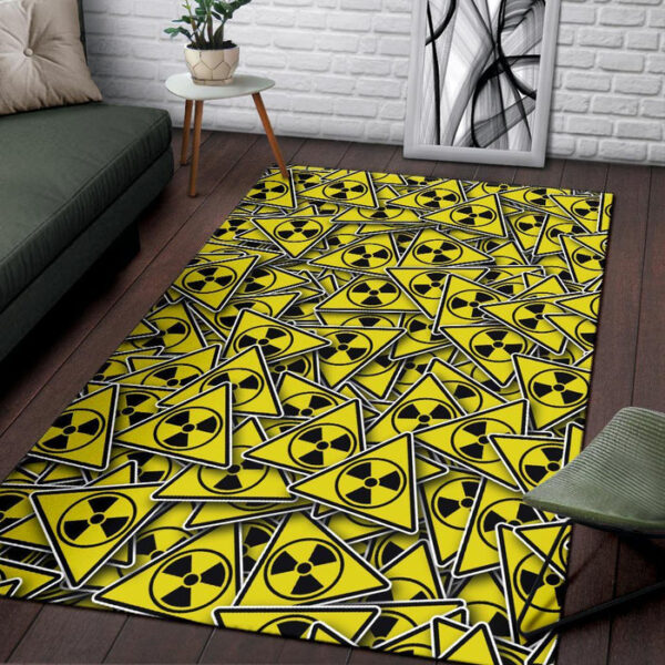 Pattern Print Radiation Sillvela Area Rug