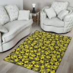 Pattern Print Radiation Sillvela Area Rug