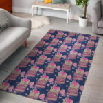 Pattern Typewriter Print Sillvela Area Rug