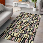 Piano Print Pattern Sillvela Area Rug