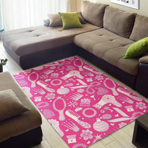 Pink-Hair-Stylist-Pattern-Print-Floor-Mat-2_700x700