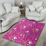 Pink Hippie Sillvela Area Rug