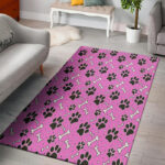 Pink Paw Sillvela Area Rug