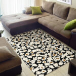 Popcorn Pattern Print Sillvela Area Rug