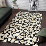 Popcorn Pattern Print Sillvela Area Rug