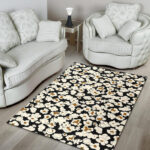 Popcorn Pattern Print Sillvela Area Rug