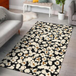 Popcorn Pattern Print Sillvela Area Rug