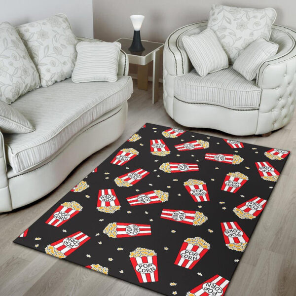 Popcorn Print Pattern Sillvela Area Rug