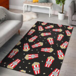 Popcorn Print Pattern Sillvela Area Rug