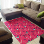 Print Pattern Hair Stylist Sillvela Area Rug