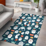 Print Pattern Monster Sillvela Area Rug