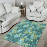Puppy Yorkshire Terrier Dog Pattern Print Sillvela Area Rug