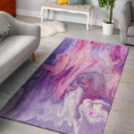 Purple Marble Sillvela Area Rug