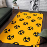 Radiation Pattern Print Sillvela Area Rug
