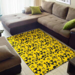 Radiation Print Pattern Sillvela Area Rug