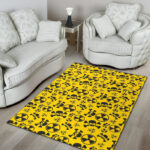 Radiation Print Pattern Sillvela Area Rug