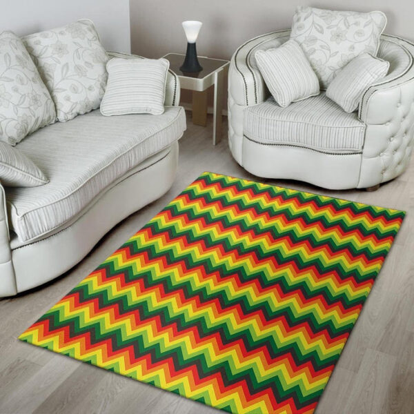 Rasta Jamaica Reggae Sillvela Area Rug