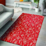Red Bandana Sillvela Area Rug