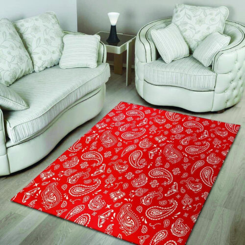 Red Bandana Sillvela Area Rug