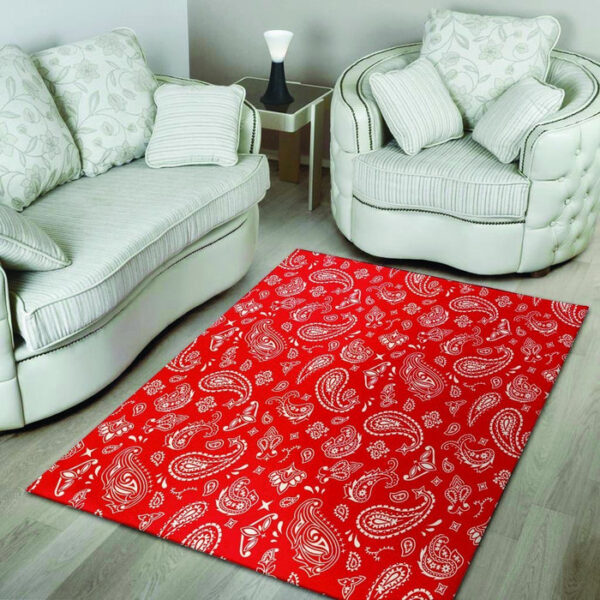 Red Bandana Sillvela Area Rug