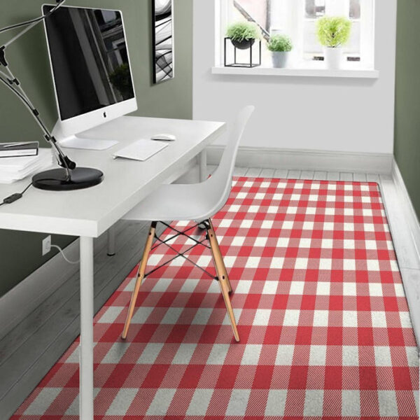 Red Lumberjack Sillvela Area Rug