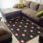 Scary Clown Print Pattern Sillvela Area Rug