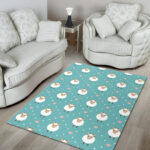 Sheep Goat Pattern Print Sillvela Area Rug