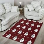 Shih Tzu Dog Pattern Print Sillvela Area Rug