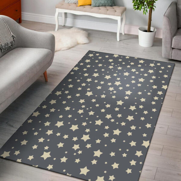 Star Pattern Print Sillvela Area Rug