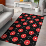 Targets Archery Pattern Print Sillvela Area Rug