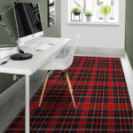 Tartan Red Plaid Sillvela Area Rug