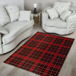 Tartan Red Plaid Sillvela Area Rug