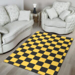 Taxi Pattern Print Sillvela Area Rug