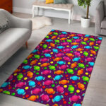 Toffee Candy Pattern Print Sillvela Area Rug